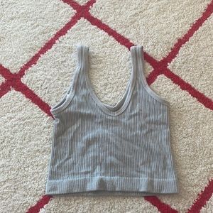 Light Grey Urban Outfitters tank top/crop top!